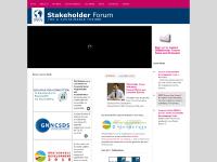 Stakeholder Forum Stakeholder Forum