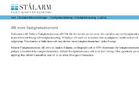 stalarm.se Fastighetsekonomi, bostadsrätt, bostadsrättombildning