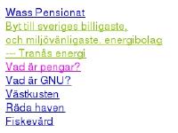 stanna.se Wass Pensionat, Vad är pengar?, Vad är GNU?