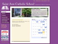 stannscatholicschool.com Academics, Upcoming Events, Policies