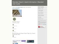  Stansted Airport Transfers, Low Cost Airport, ar Hire, Useful Numbers