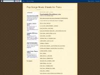 Pop Songs Music Sheets for Piano
