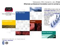 STAR SPB (Russia) - Technical translation and related services STAR SPB (Russia) - Technical translation and related services