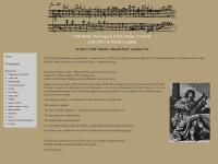 The Stoke Newington Early Music Festival, each July in North London The Stoke Newington Early Music Festival, each July in North London