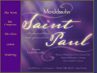 St. Paul by Mendelssohn in English St. Paul by Mendelssohn in English