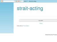 strait-acting 