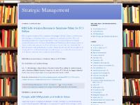 Strategic Management Strategic Management