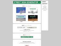 streetsigngenerator.com Street Sign Generator, Street, Sign