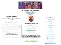 St. Theresa Textile Trove..Official Website with Current location, product and event information.