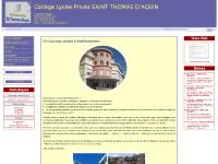 stthomasdaquin.fr Accueil, Établissement, Projet éducatif