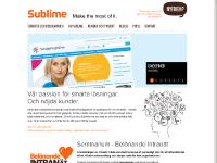 Vi levererar webblösningar: - Sublime Consulting AB Vi levererar webblösningar: - Sublime Consulting AB