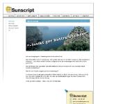 liten sunscript.se skärmbild