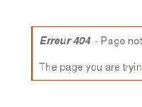 Erreur 404 - Page not found Erreur 404 - Page not found