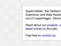 supercollider.dk projects, speaking gigs