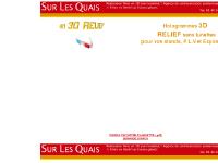 SUR LES QUAIS 3D-relief et Hologrammes SUR LES QUAIS 3D-relief et Hologrammes