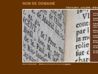 NOM DE DOMAINE NOM DE DOMAINE
