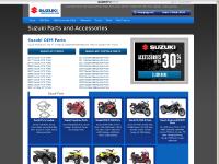 Low price guarantee on Suzuki Motorcycle Parts, ATV Parts, Motorcycle Parts, Quad Runner Parts, GSX-R Parts and Accessories