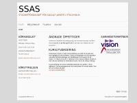 Studentförbundet för socialt arbete i Stockholm - SSAS Studentförbundet för socialt arbete i Stockholm - SSAS