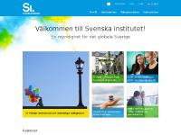 English, Svenska, Om SI, Sverige i världen  English, Svenska, Om SI, Sverige i världen