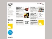 svenskform.se Svensk Form, Större text, English