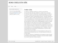 liten svenskordlista.nu skärmbild