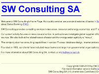 SW Consulting SA Home Page SW Consulting SA Home Page