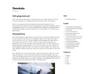 Sweskate: Om träning Sweskate: Om träning