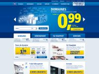 1&1 H&eacute;bergement - Accueil