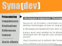 synadev.com Informatique, Développement, Portail synadev.com Informatique, Développement, Portail