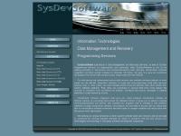 SysDevSoftware - Software Development, Data Management and Recovery. SysDevSoftware - Software Development, Data Management and Recovery.