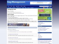 Syslog: Main/Home Page Syslog: Main/Home Page