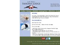 Lake Tahoe's Tahoma Lodge Group Info