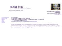 Tamazic.net Tamazic.net