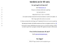 tandem.se är till salu tandem.se är till salu
