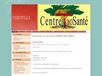 Bienvenue sur le site du CENTRE TAO SANTE Bienvenue sur le site du CENTRE TAO SANTE