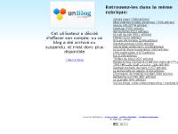 Un Blog, des Blogs · Créer son Blog Gratuit sur unblog.fr Un Blog, des Blogs · Créer son Blog Gratuit sur unblog.fr