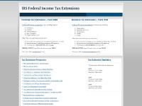taxextension.org online tax extensions, IRS form 7004, IRS form 4868