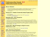 TeleCommunities Canada - TÃ©lÃ©CommunautÃ©s Canada