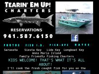 SARASOTA - SIESTA KEY FISHING Tearin' Em Up! Fishing Charters ~ Inshore Flats to Guf of Mexico Reefs Call (941) 587-6150 SARASOTA , SIESTA KEY LIDO KEY LONGBOAT KEY Family Friendly Fishing Charters Grooms Parties, to do in sarasota SARASOTA - SIESTA KEY FISHING Tearin' Em Up! Fishing Charters ~ Inshore Flats to Guf of Mexico Reefs Call (941) 587-6150 SARASOTA , SIESTA KEY LIDO KEY LONGBOAT KEY Family Friendly Fishing Charters Grooms Parties, to do in sarasota