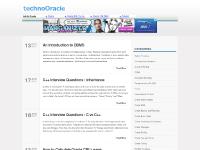 technooracle.com Oracle PL/SQL Tutorials, Oracle SQL Tutorials, Oracle Tuning technooracle.com Oracle PL/SQL Tutorials, Oracle SQL Tutorials, Oracle Tuning