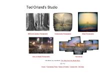 Ted Orland's Studio - Photographs and Books