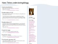 Hans Tekes undervisningsblogg - Kunskap är inte makt men okunskap är maktlöshet.