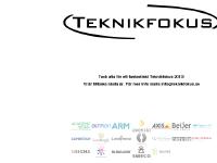 Teknikfokus Teknikfokus