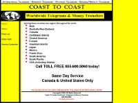Coast to Coast Worldwide Telegrams - Home Coast to Coast Worldwide Telegrams - Home