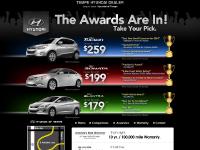 Tempe Hyundai Awards - See how the Tucson, Sonata, and Elantra rank!