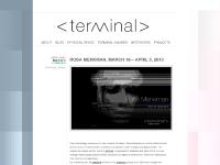 terminalapsu.org Projects, Remote Lecture Series, Terminal Awards