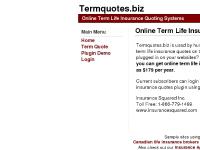 Online Term Life Insurance Quoting Systems