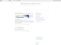 Broadband Speed Test