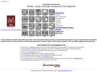 Test Equipment Corporation: Rentals and Sales of Electronic Test Equipment Test Equipment Corporation: Rentals and Sales of Electronic Test Equipment