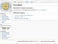 Huvudsida - My Wiki Huvudsida - My Wiki